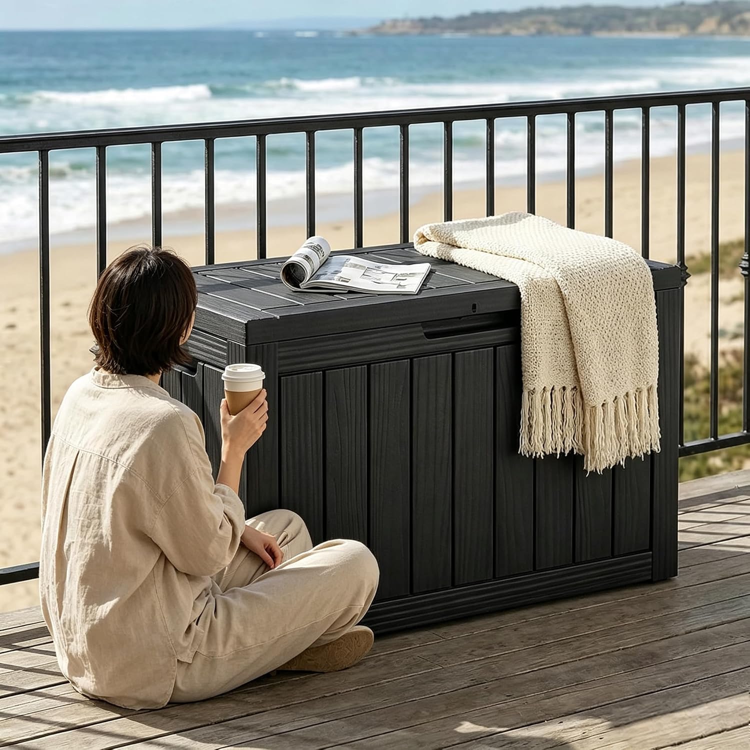 Thumbnail 6 de EasyUp Outdoor Storage Box 60 Gallon
