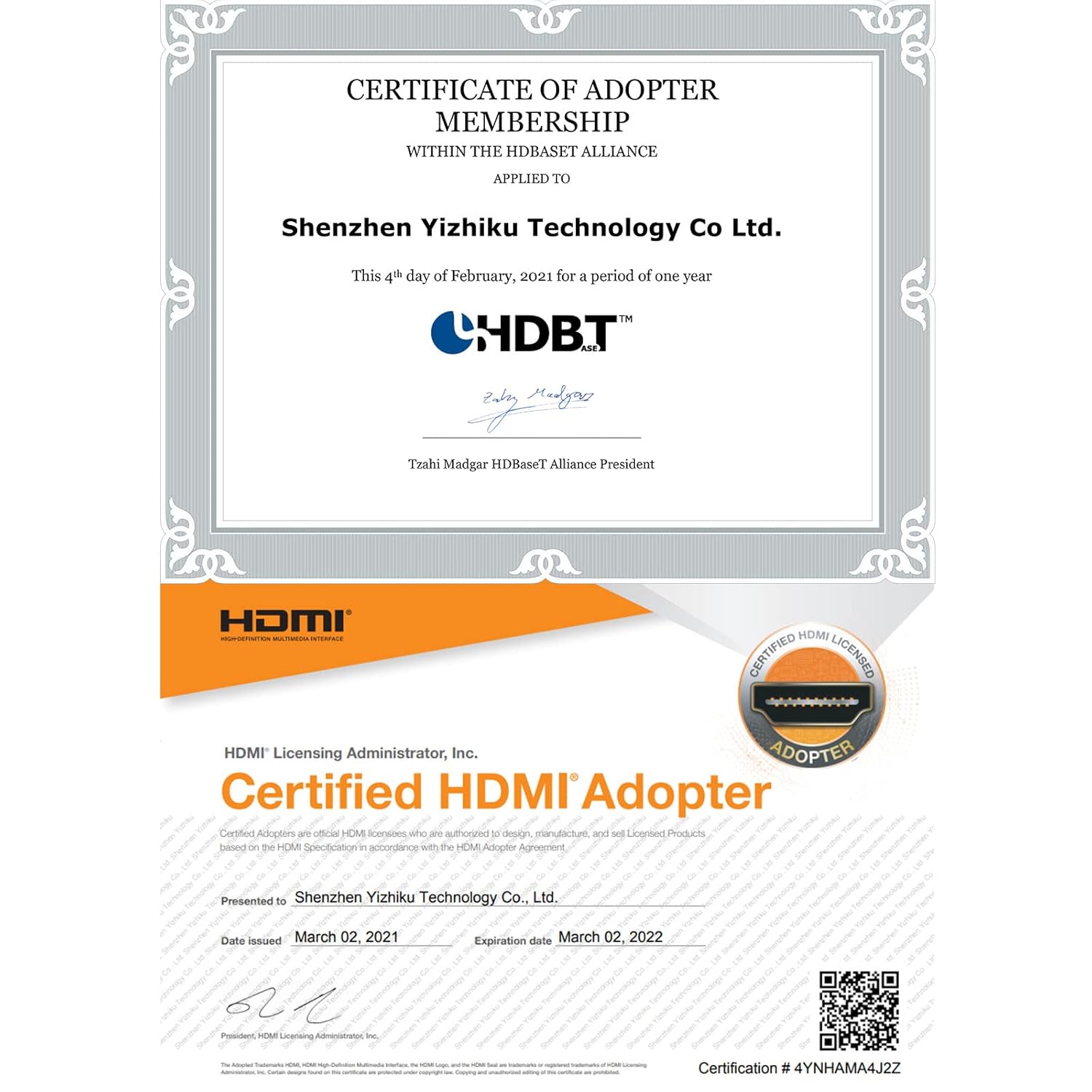Thumbnail 5 de ROFAVEZCO HDMI Extender Over Ethernet 4K 60Hz (Uncompressed 18G) with RS232, PoE, IR & HDCP 2.2