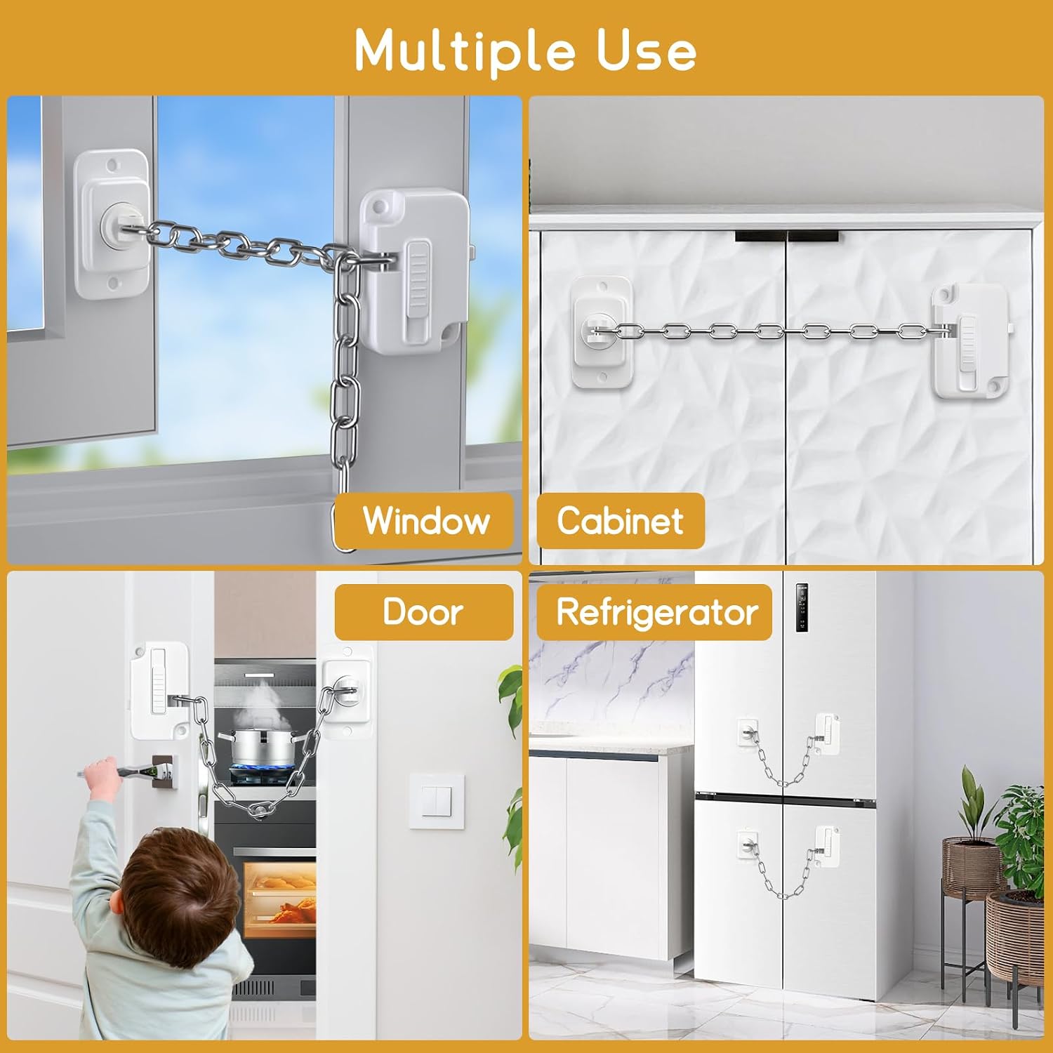 Thumbnail 5 de 2 Pack UPVC Window Locks for Safety