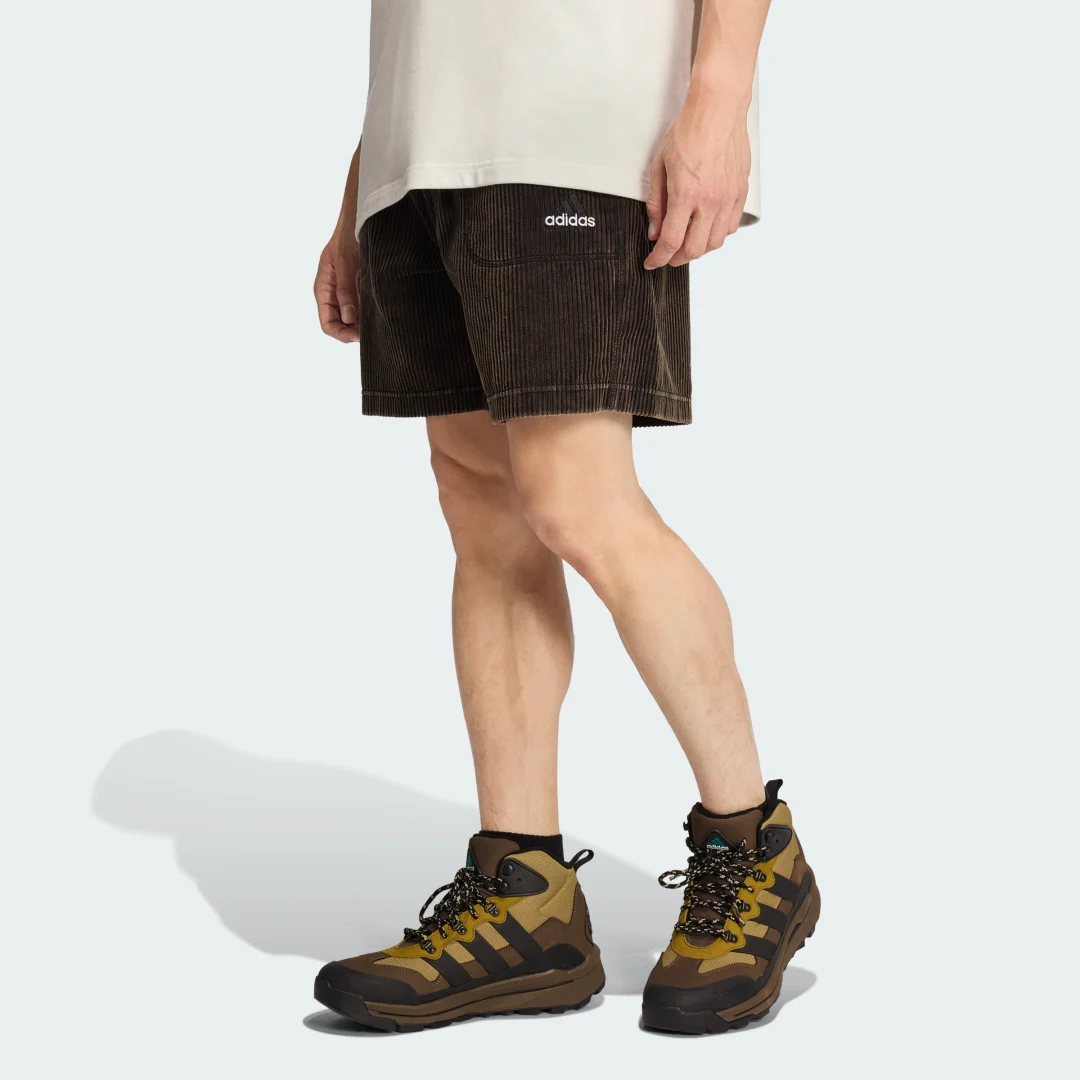 Detalle de adidas EQT Corduroy Shorts — negro