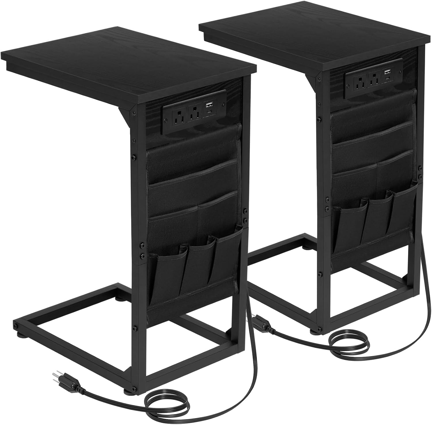 Detalle de AMHANCIBLE C-Shaped End Tables, Set of 2