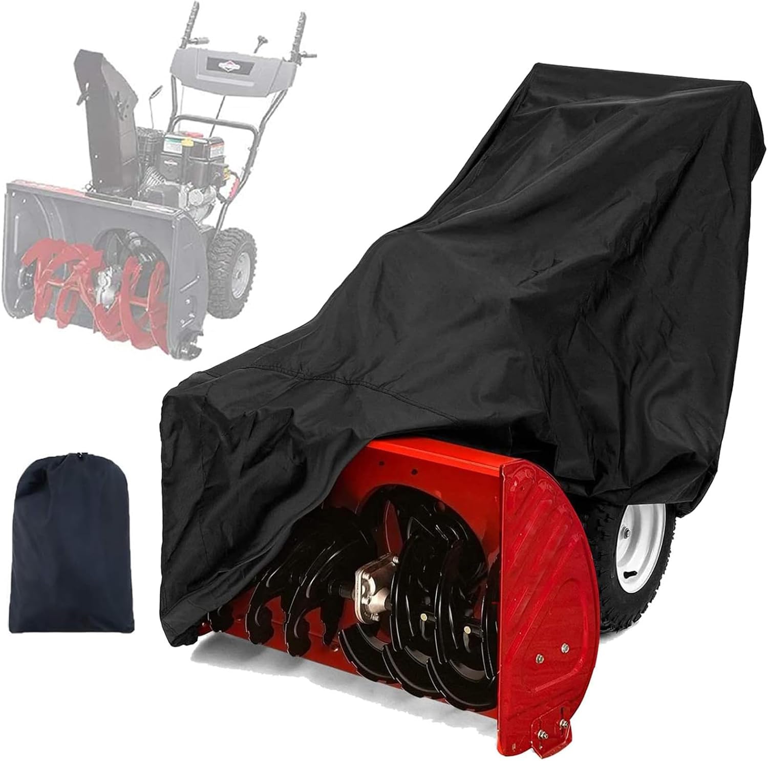 Detalle de CGLEAM Snow Thrower Cover, 600D Oxford Waterproof Fabric with Windproof Buckles