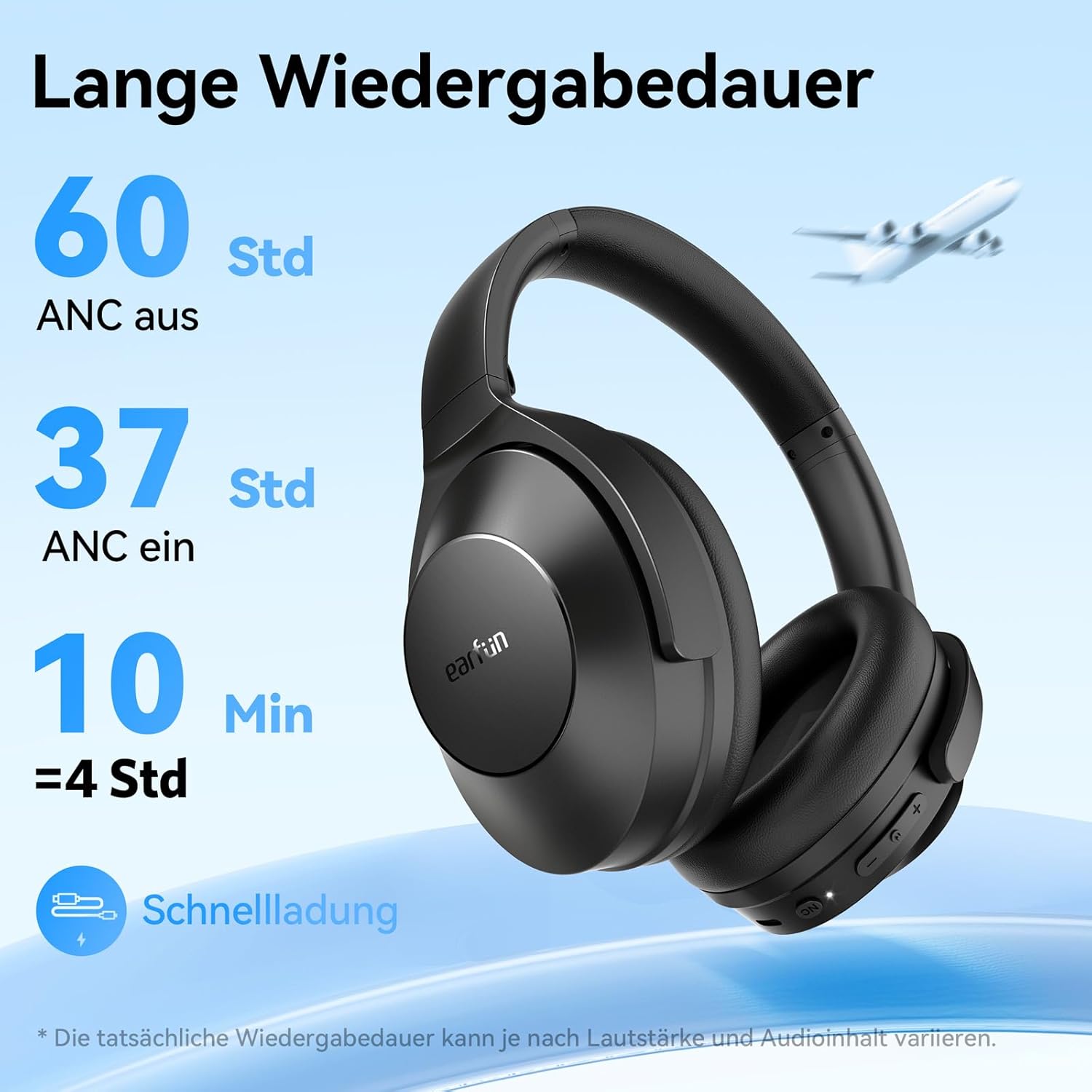 Thumbnail 4 de EarFun Wave Life Over‑Ear Kopfhörer, ANC, 60 Std