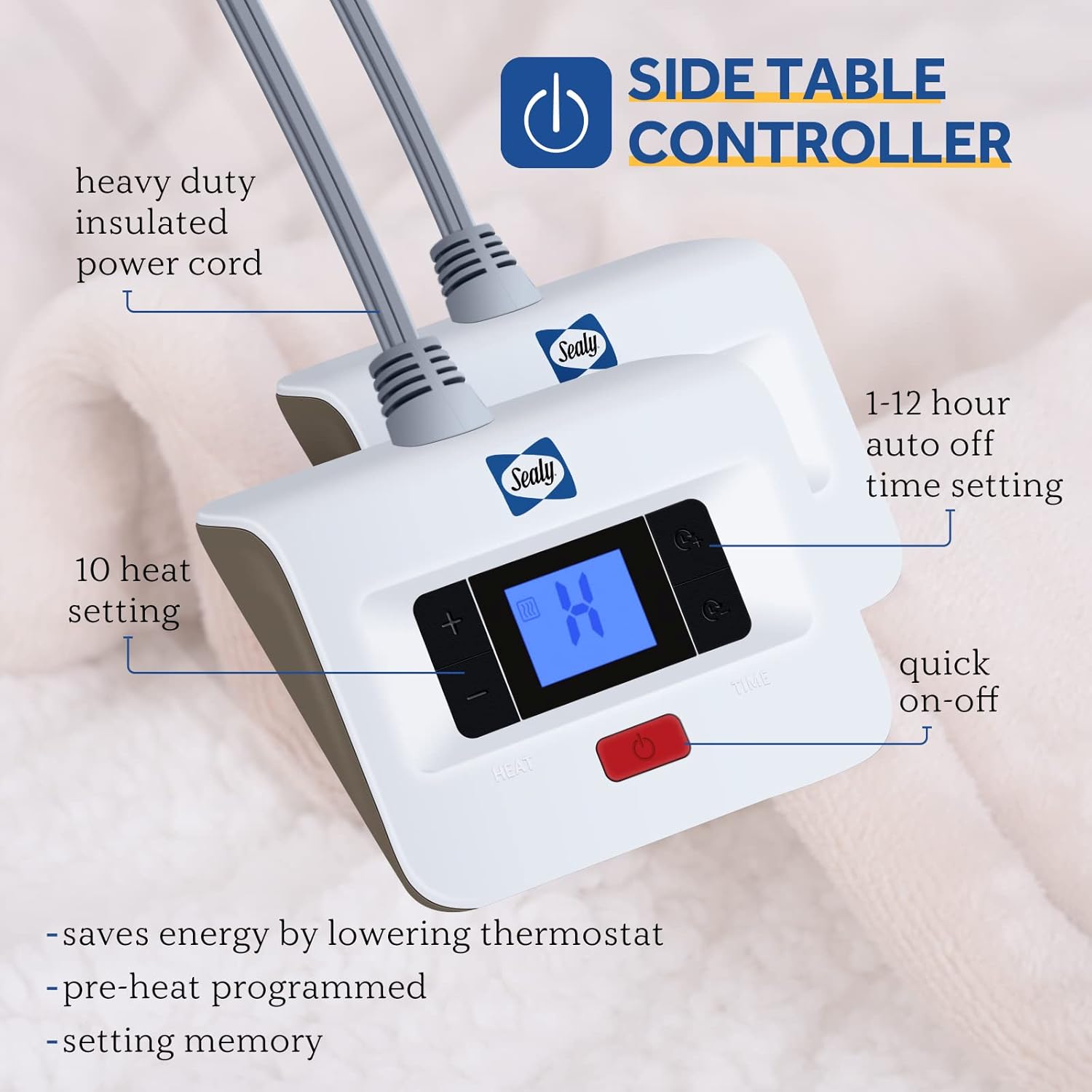 Thumbnail 1 de Sealy electric blanket queen size