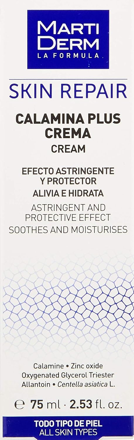 Detalle de MartiDerm Calamina Plus Crema 75ml: sollievo per pelle sensibile e irritata