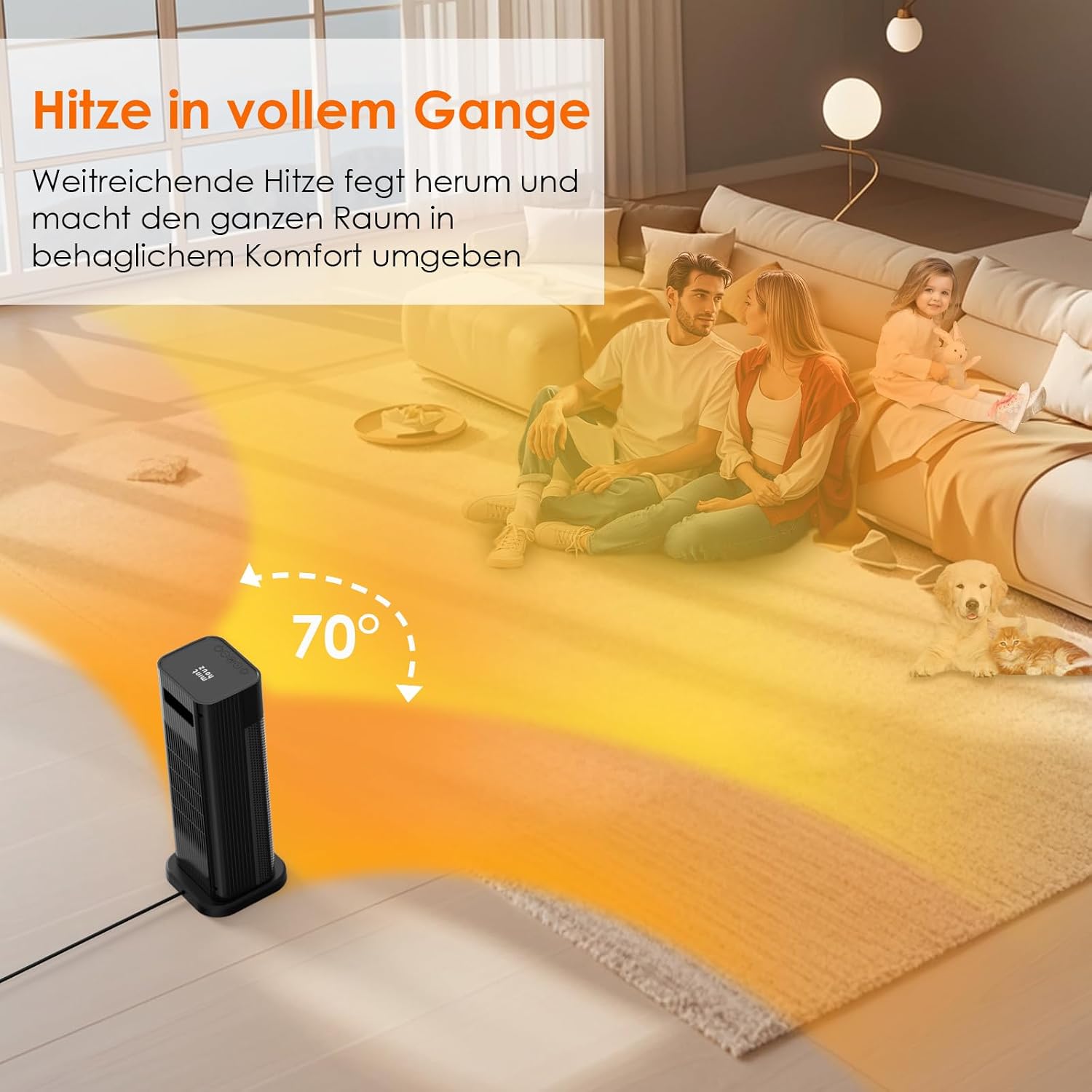 Thumbnail 3 de Minthouz Heizlüfter 2000W PTC Keramik