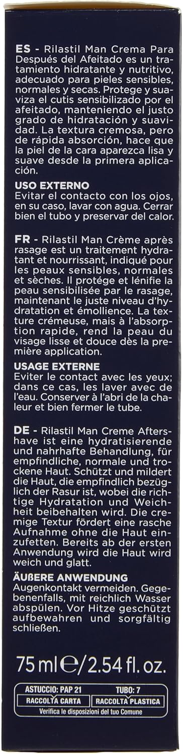 Detalle de Rilastil Man Crema Dopobarba 75 ml