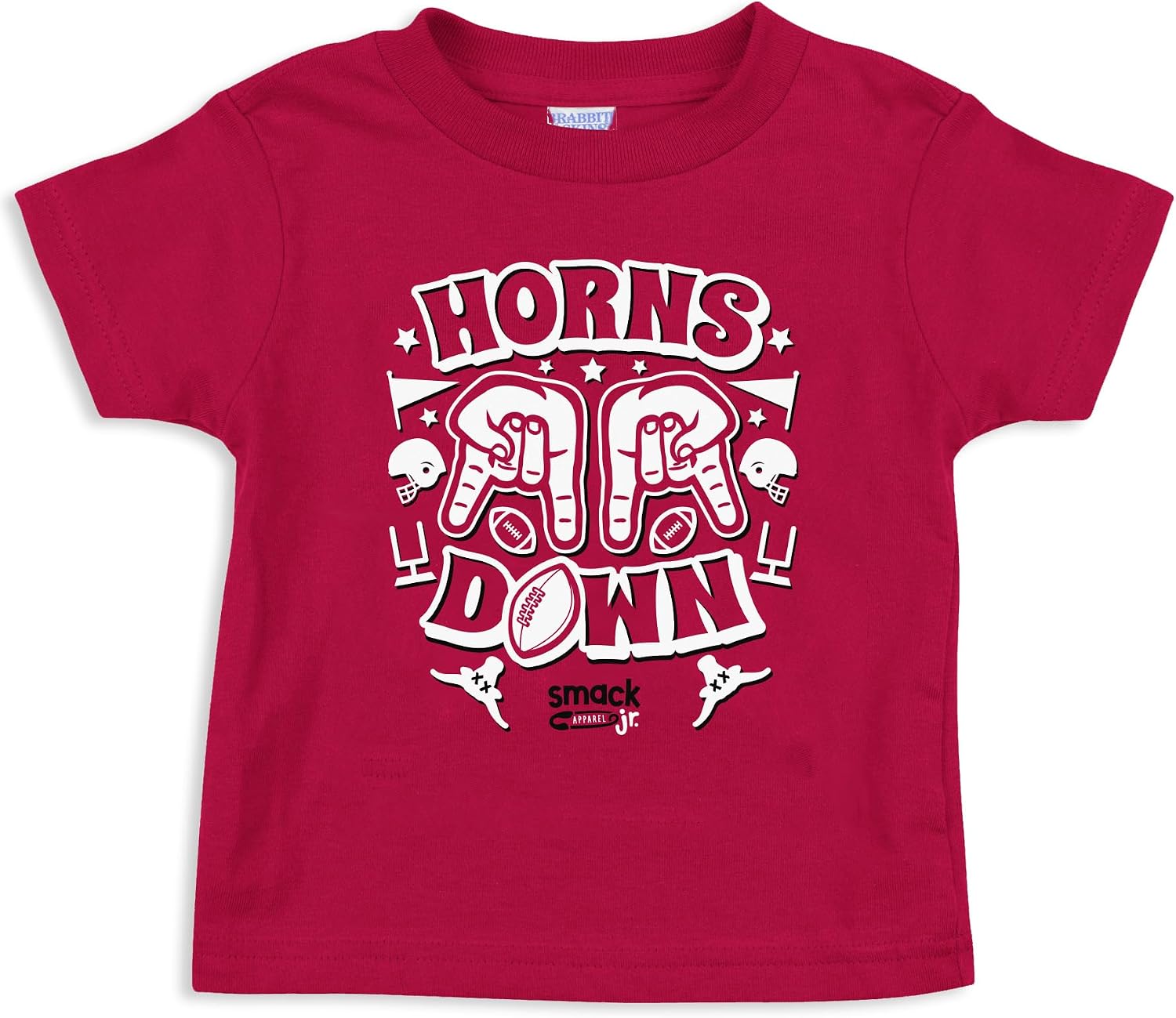 Detalle de Horns Down Toddler Tee, 100% Cotton Jersey