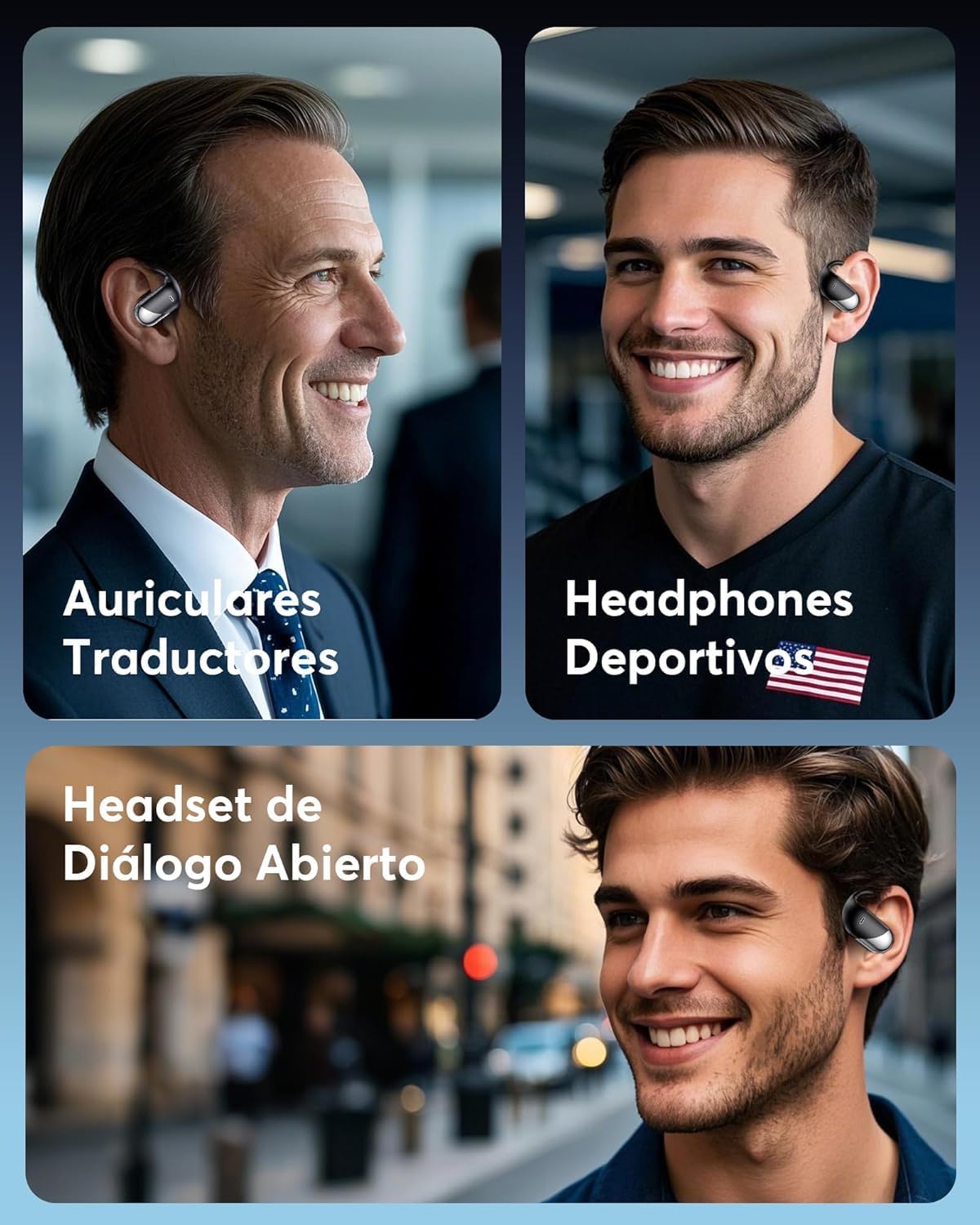 Thumbnail 6 de Paekole Auriculares Traductor en Tiempo Real con IA: Traducción en 198 Idiomas y Sonido HD
