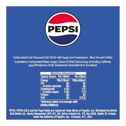 Detalle 2 de Pepsi Regular Cola, 24 x 330ml