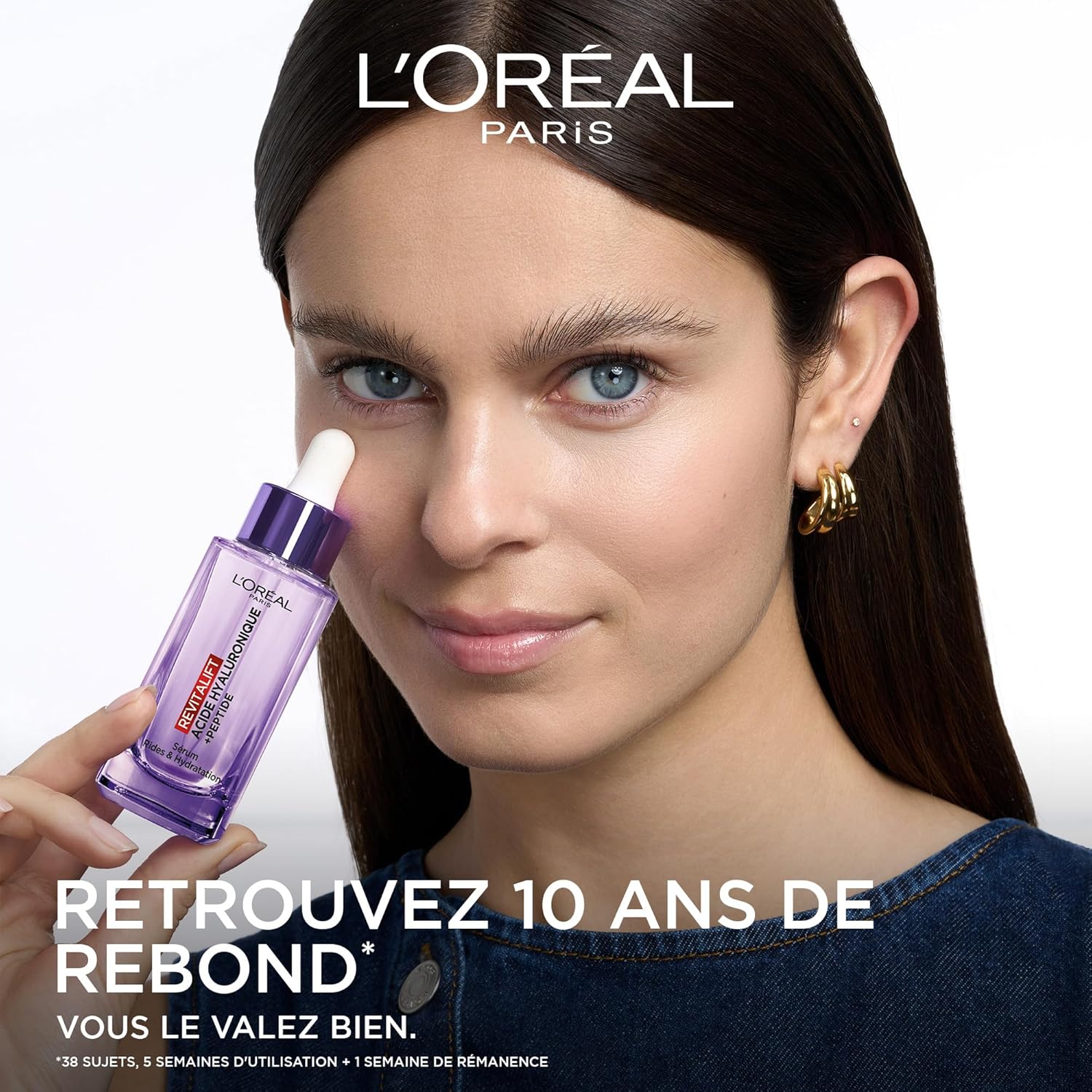 Detalle 2 de L’Oréal Paris Revitalift Filler Sérum Anti-Rides & Anti-Âge – 1,5% Acide Hyaluronique Pur, 30 ml