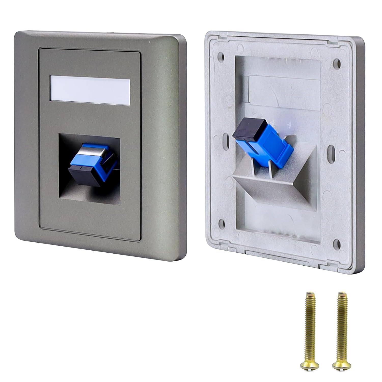 Thumbnail 1 de Maxhood SC Fiber Wall Plate – Simplex SC Connector Panel Mount