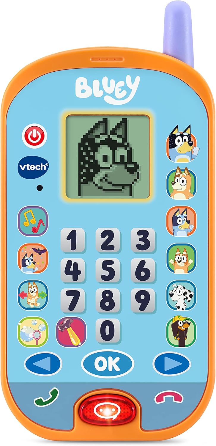 Detalle de VTech Bluey Ring Ring Learning Phone – Official Interactive Toy for Ages 3–6