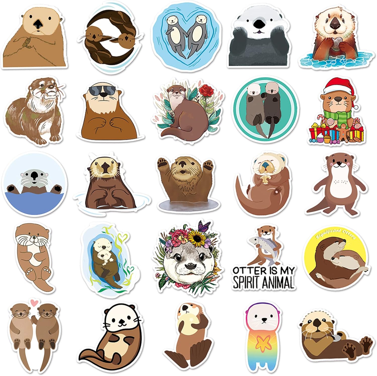 Thumbnail 4 de Eurasian River Otter Aufkleber für Laptop – 50 Stück wasserdicht & vielseitig einsetzbar