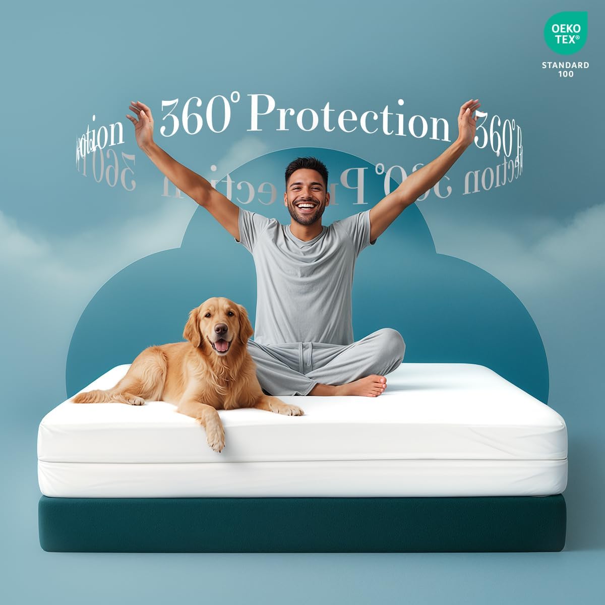 Thumbnail 3 de Utopia Bedding Twin XL Zippered Mattress Encasement, Waterproof 6-Sided Cover