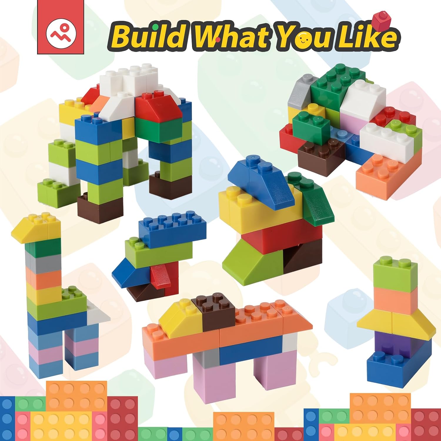 Thumbnail 6 de HUIZDQ 600 Pieces Building Bricks