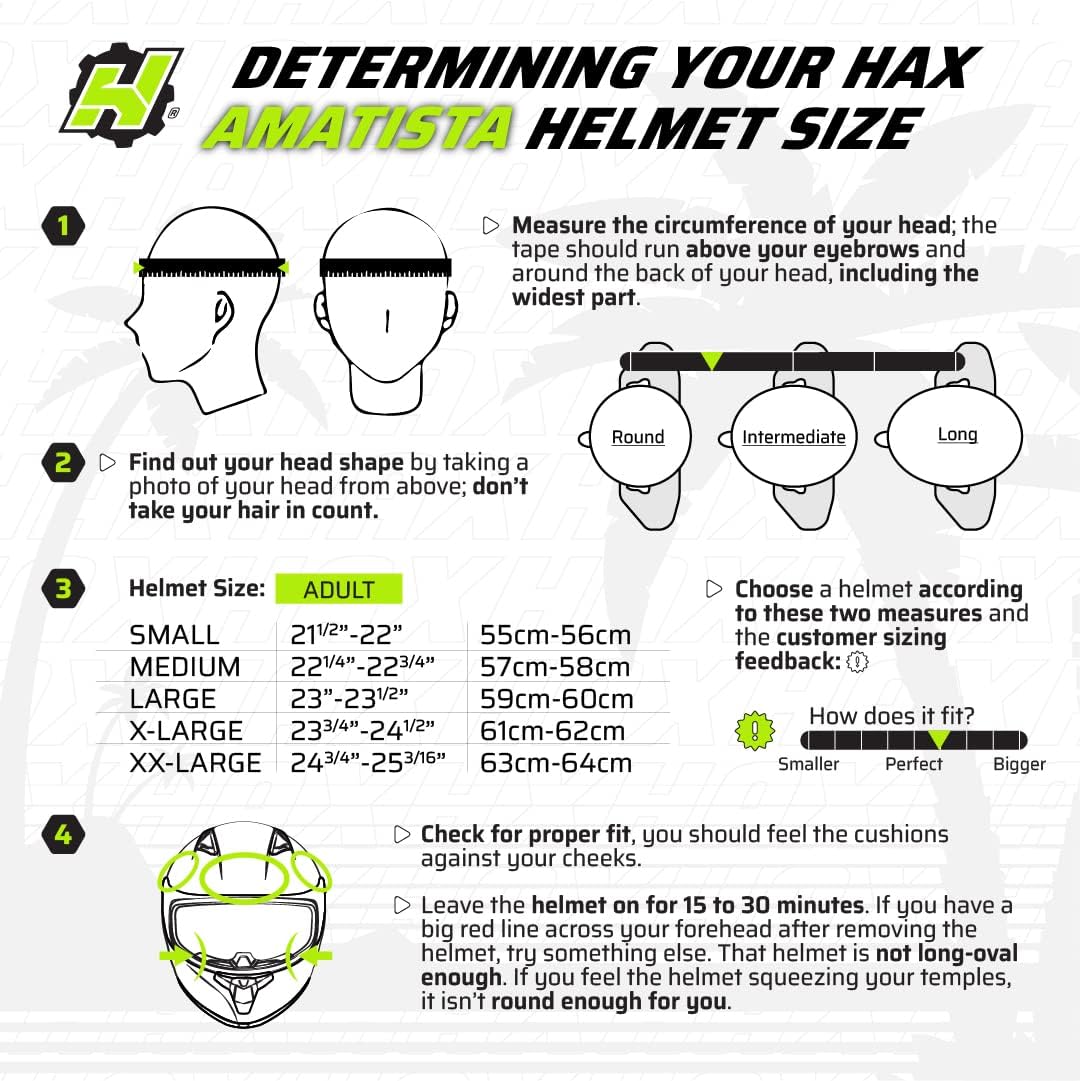 Detalle de HAX Amatista Modular Flip-Up Dual Visor Motorcycle Helmet (Matte Black, XXL) — DOT/ECE Approved