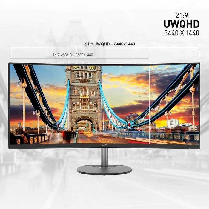 Thumbnail 7 de MSI PRO MP341CQDE 34" Ultrawide Monitor