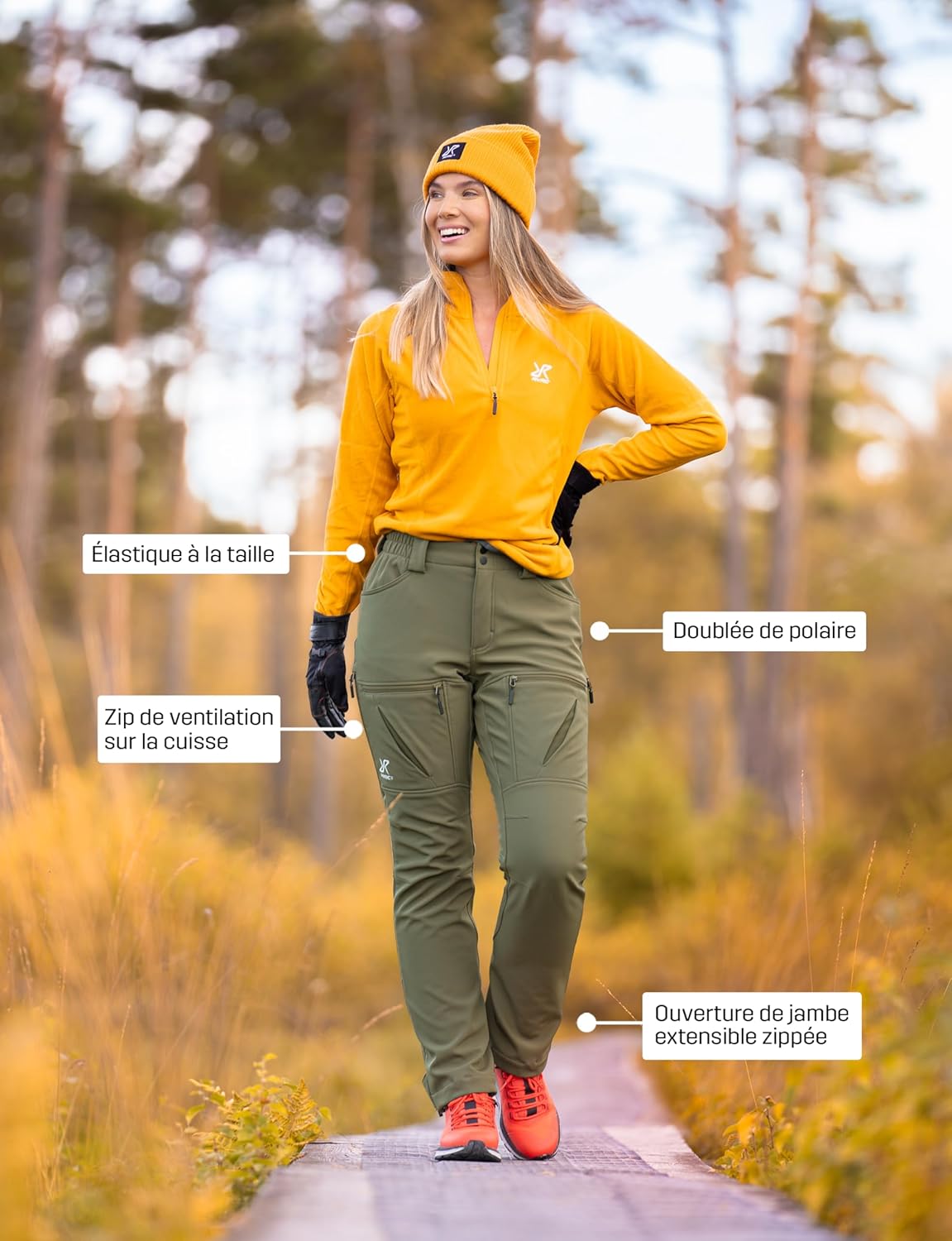 Thumbnail 6 de Pantalon softshell RevolutionRace Hiball pour femme – pour la randonnée, chaud et déperlant