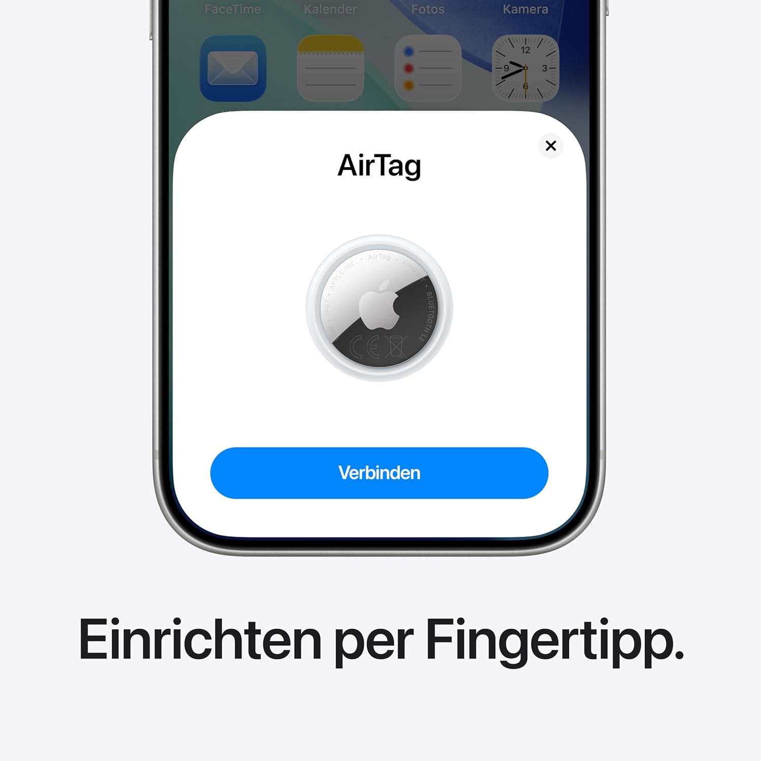 Detalle de Apple AirTag (2. Generation) 4er Pack – Ortungsgerät für Schlüsselbund und mehr