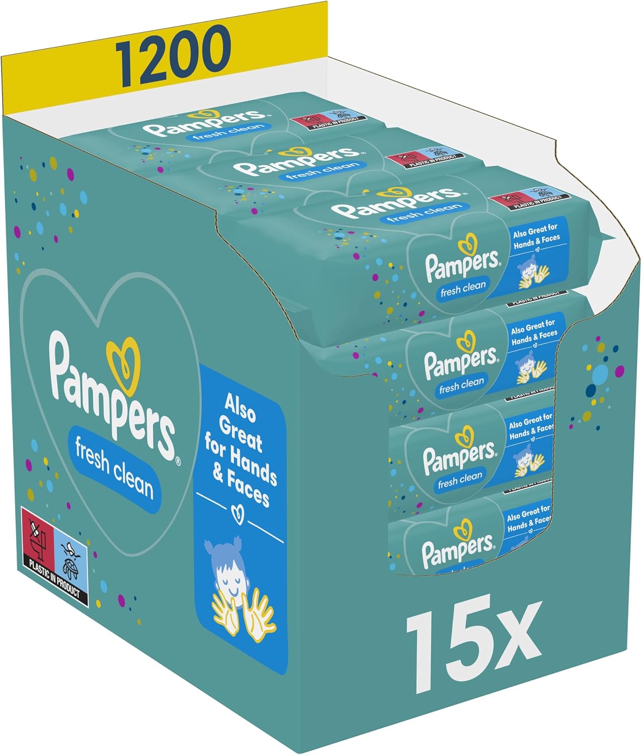 Thumbnail 6 de Pampers Sensitive Lingettes Bébé x1200 – douceur et protection pour les peaux sensibles