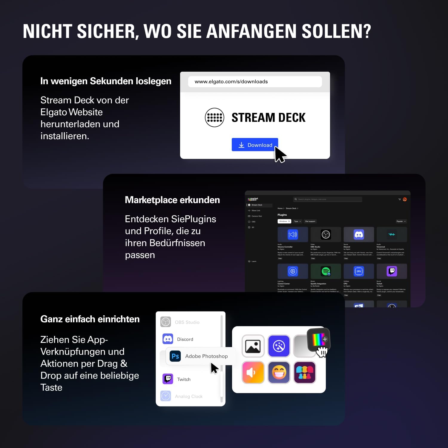 Thumbnail 6 de Elgato Stream Deck + Audiomixer