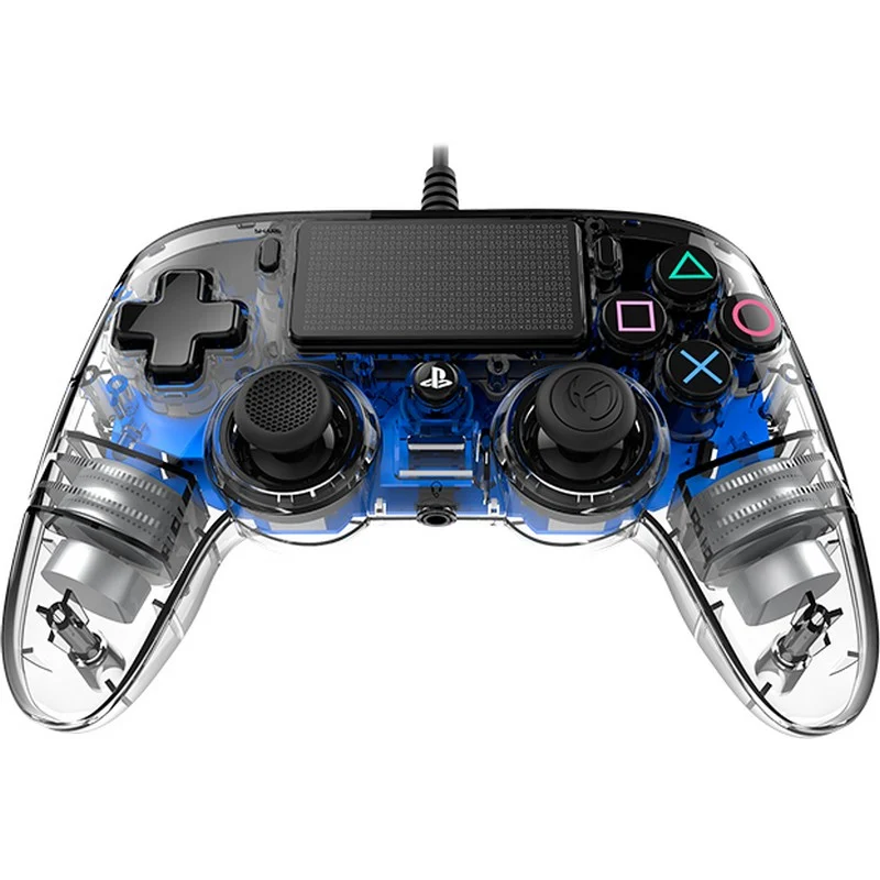 Detalle 2 de Nacon Compact Controller Wired para PS4/PC Iluminado Azul