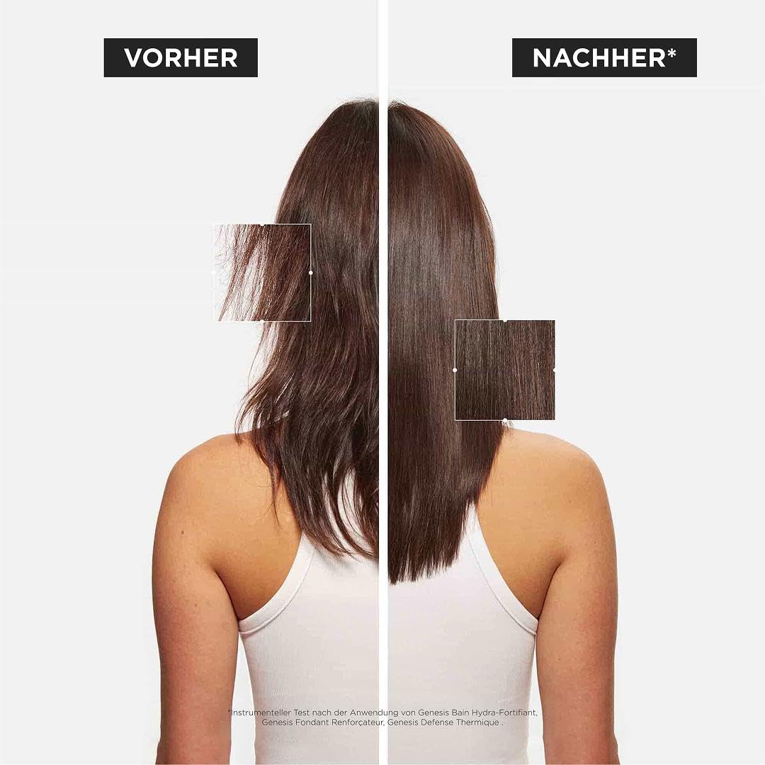 Detalle de Kérastase Bain Nutri-Fortifiant Shampoo – Genesis: Für normales bis trockenes und geschwächtes Haar