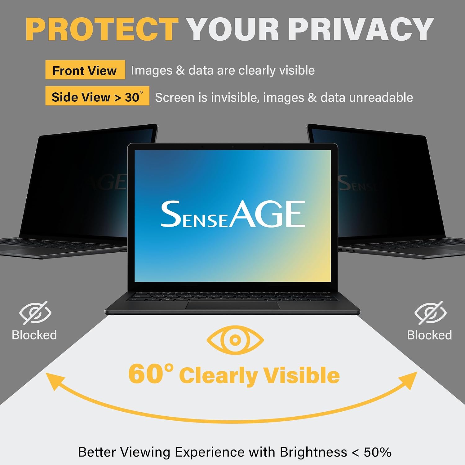 Detalle 2 de SenseAGE Privacy Screen 13,5 Zoll für Surface