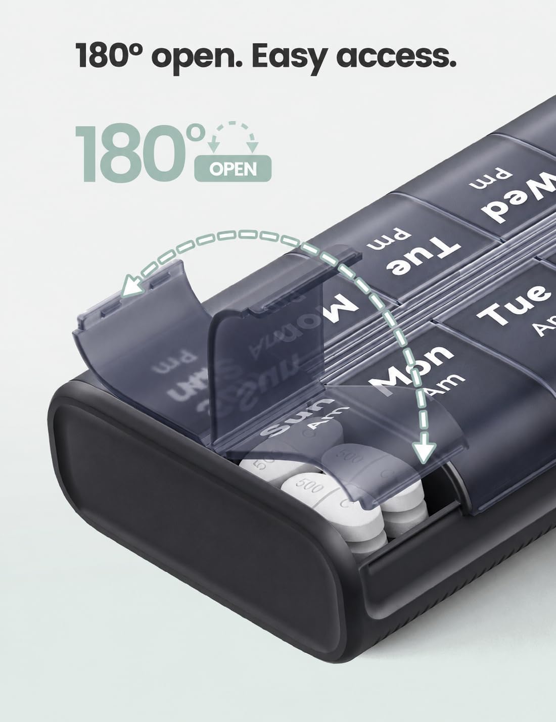 Detalle 2 de Ideerfit Pill Organizer, 7-Day AM/PM