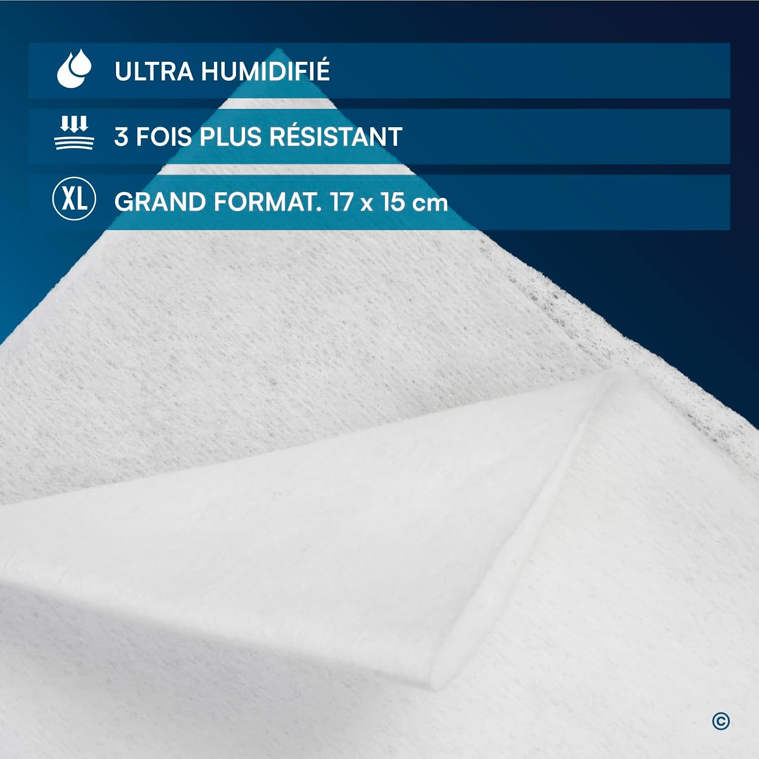 Detalle 2 de 200 lingettes humidifiées Udiclean, emballées individuellement, pour appareils auditifs et implants cochléaires