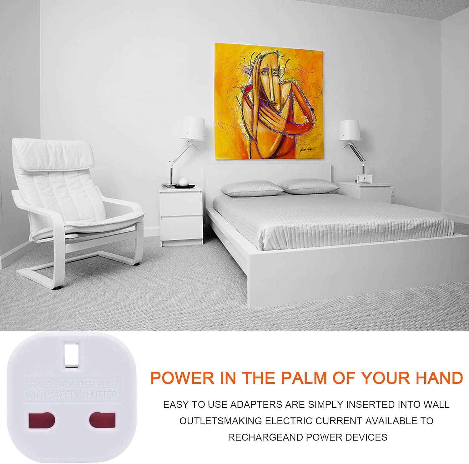 Thumbnail 4 de Jsdoin EU Travel Adapter 6‑Pack