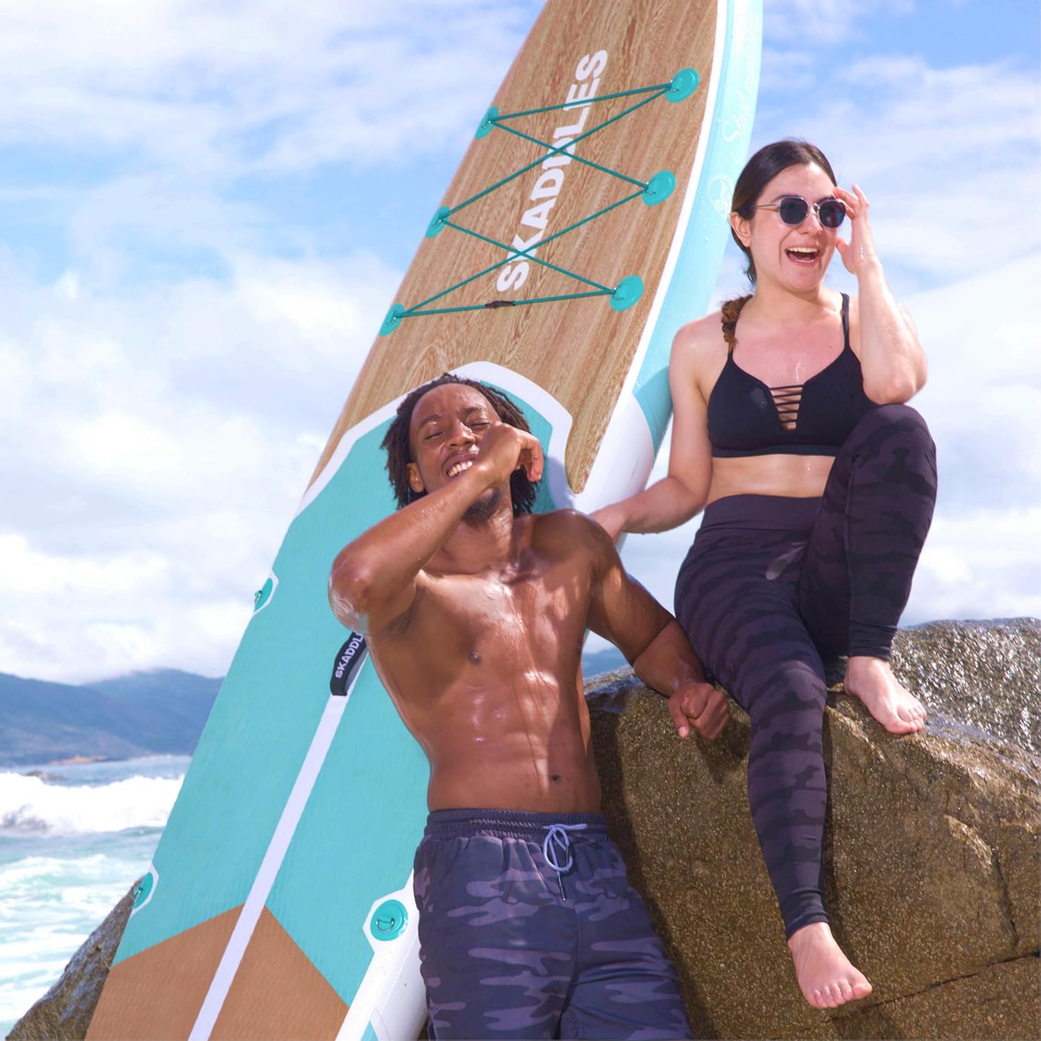 Thumbnail 5 de SKADDLES 10’6” Inflatable SUP with Complete Accessories Kit: Stability, Portability, and All‑Around Fun