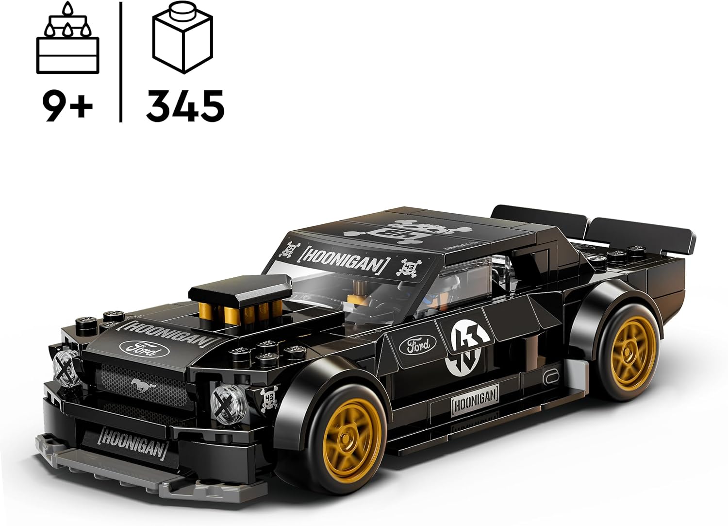 Thumbnail 1 de LEGO Speed Champions Ken Blocks 1965 Ford Mustang Hoonicorn V1 (77262) – Detailgetreues Rennmodell zum Sammeln