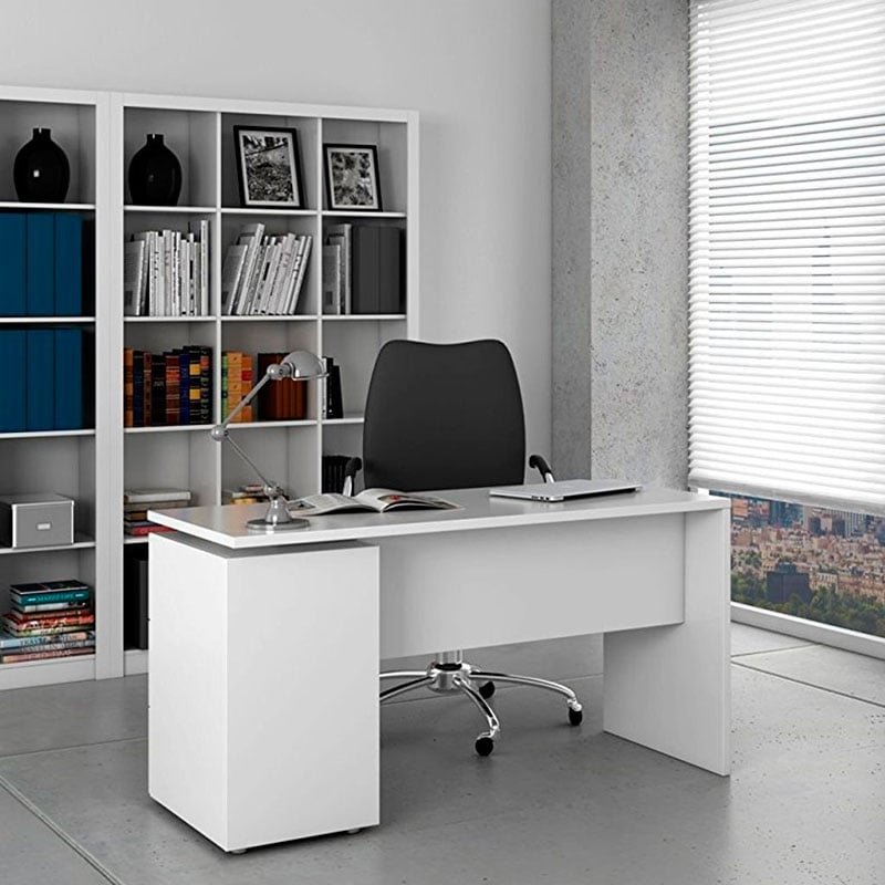 Thumbnail 3 de Habitdesign Stylus mesa de oficina blanca