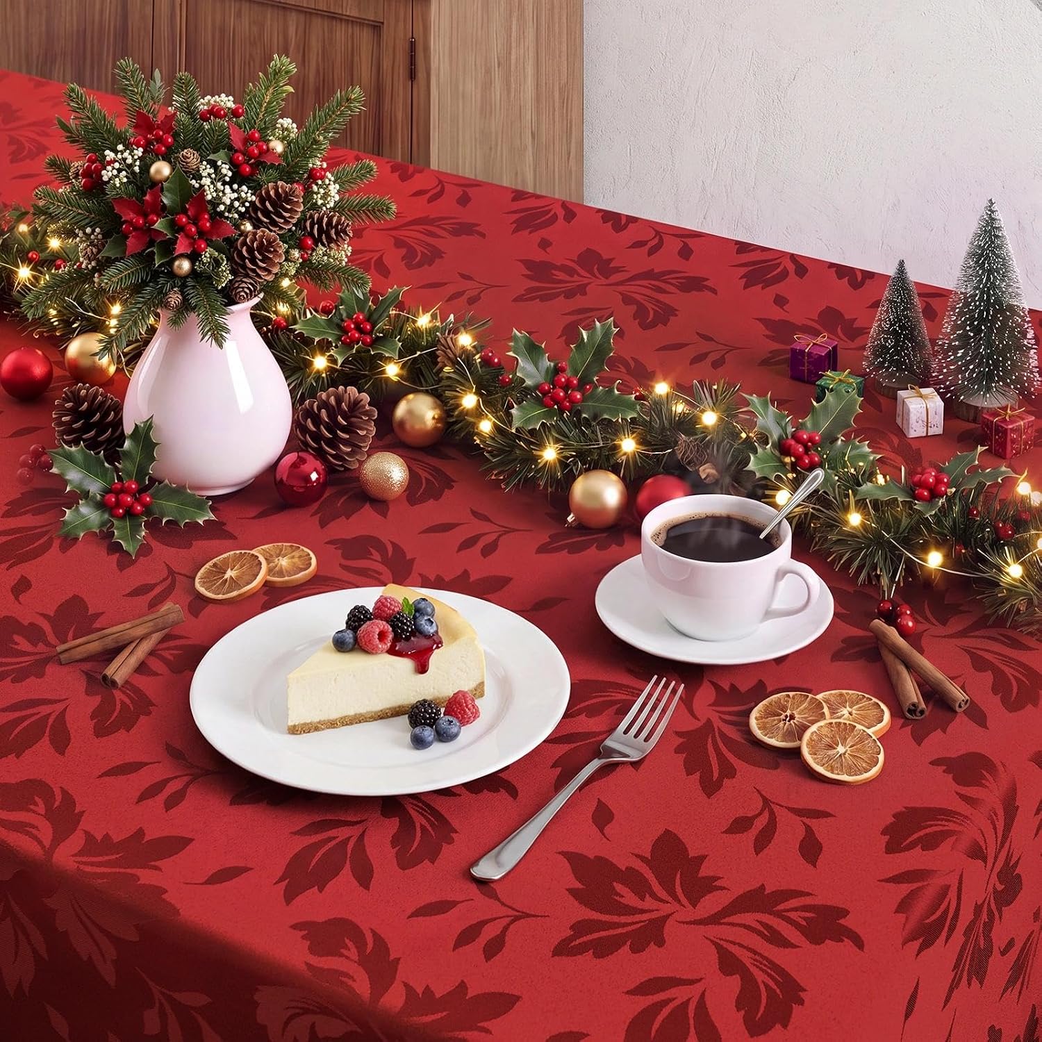 Thumbnail 3 de Romanstile Jacquard Tablecloth 60 x 102 Inch