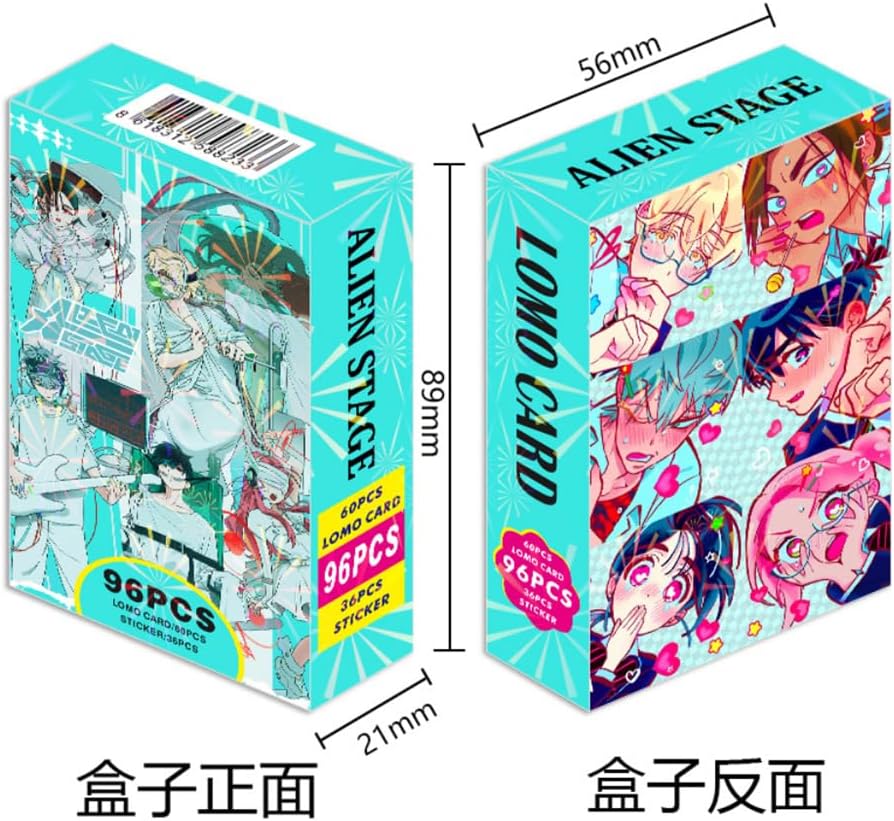 Thumbnail 2 de KILA MILA アニメ「ALIEN STAGE」フォトカードセット 96枚入り、カード60枚・ステッカー36枚