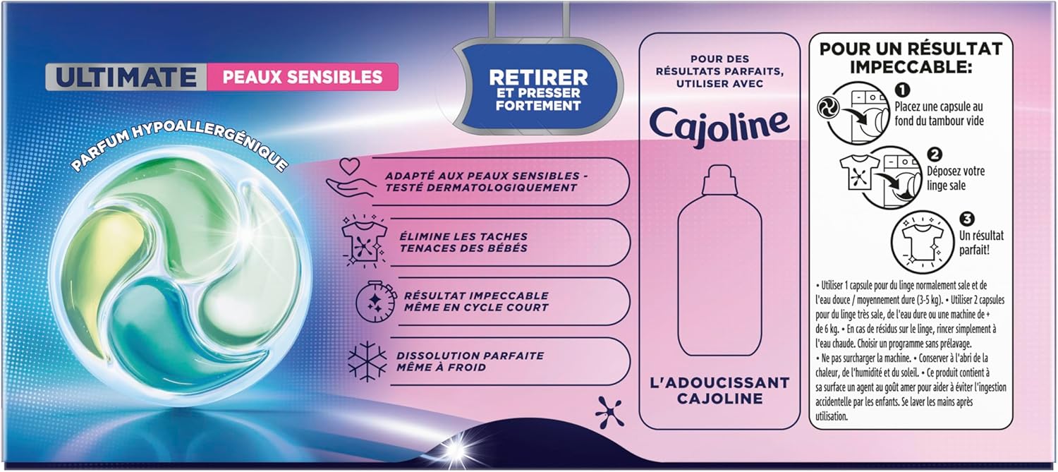 Thumbnail 2 de Skip Lessive Capsules Ultimate 4en1 Peaux Sensibles — pods hypoallergéniques pour un linge efficace à basse température