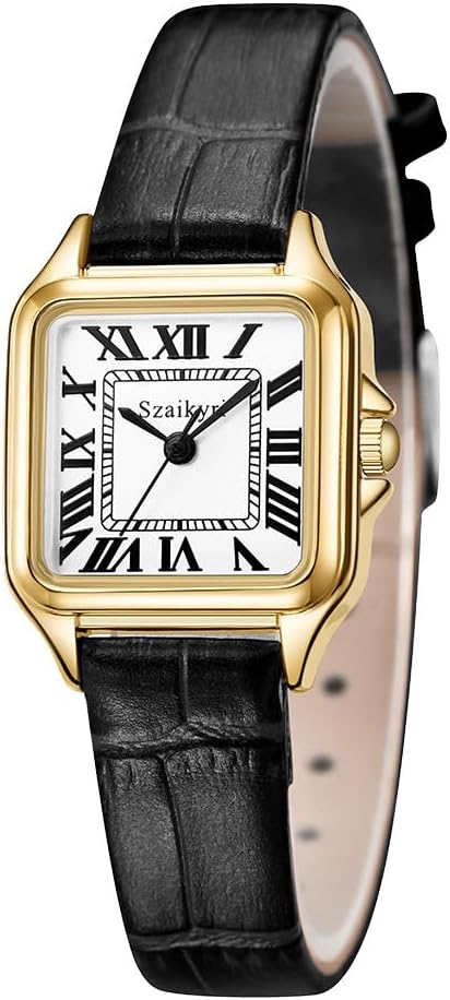 Detalle 2 de Szaikyri Quadrato Classico Orologio Donna con Cronografo e Numeri Romani