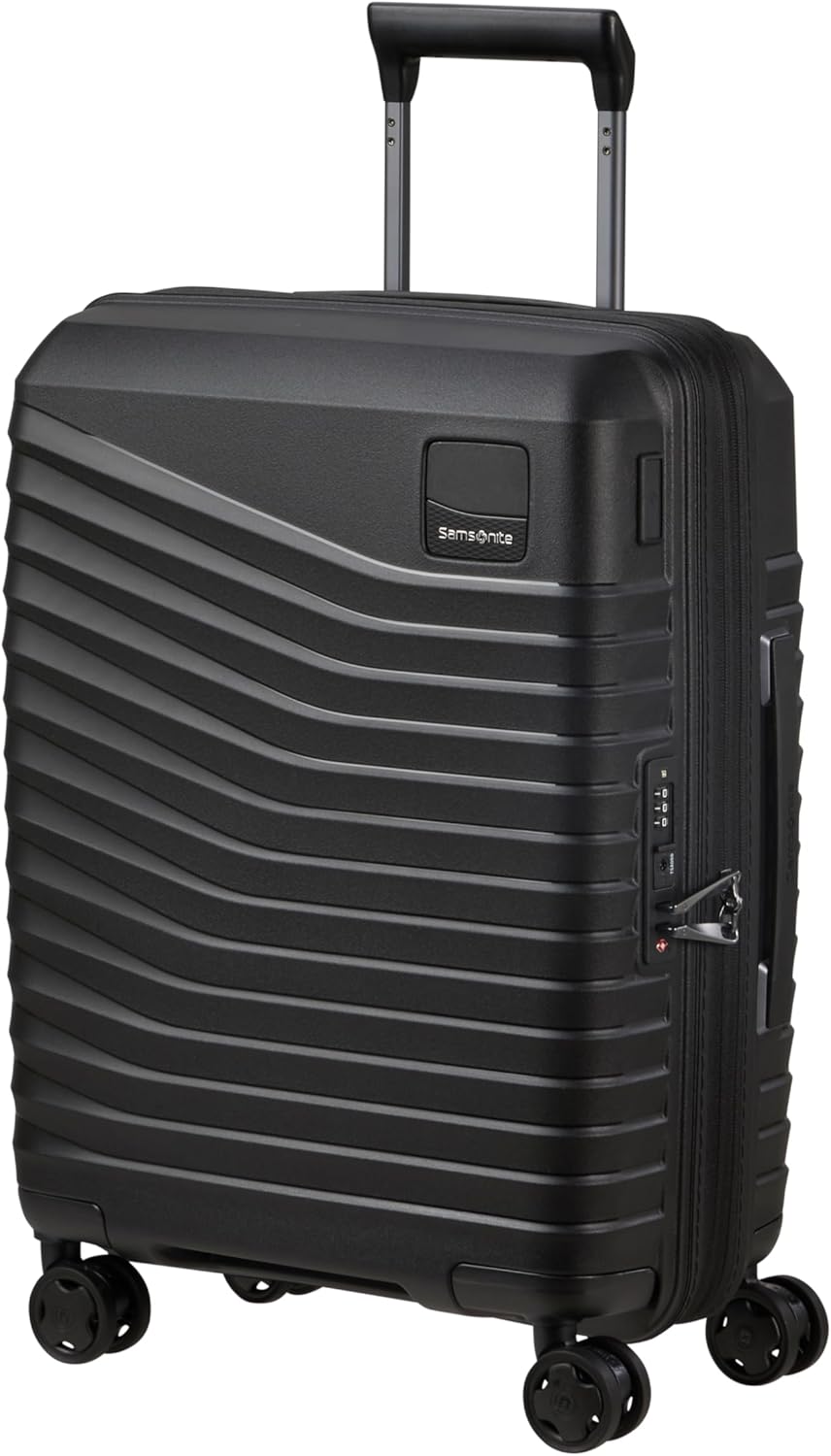 Detalle de Samsonite Intuo Spinner S: Erweiterbares Handgepäck 55 cm – Schwarz