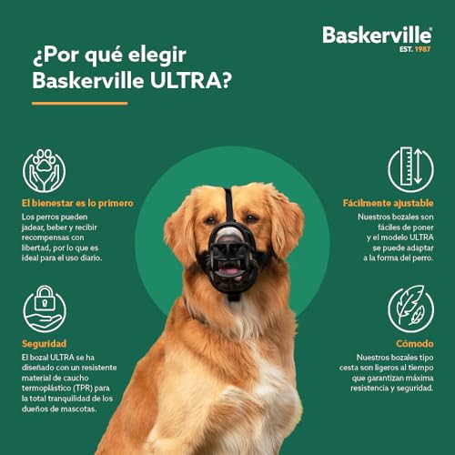 Thumbnail 6 de THE COMPANY OF ANIMA Baskerville Ultra Muselière pour chien, 3 colley