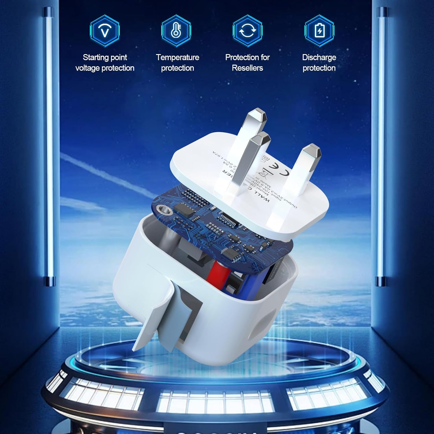 Thumbnail 3 de Apple iPhone 15 20W fast charger 2-pack