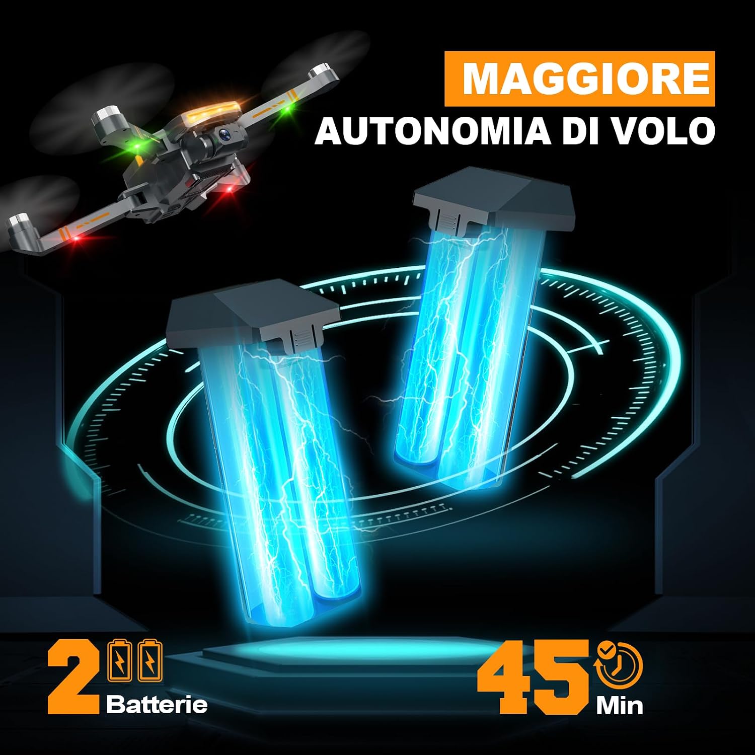 Thumbnail 6 de G9 GPS Drone con Telecamera 4K: compatto, leggero e versatile per adulti e bambini