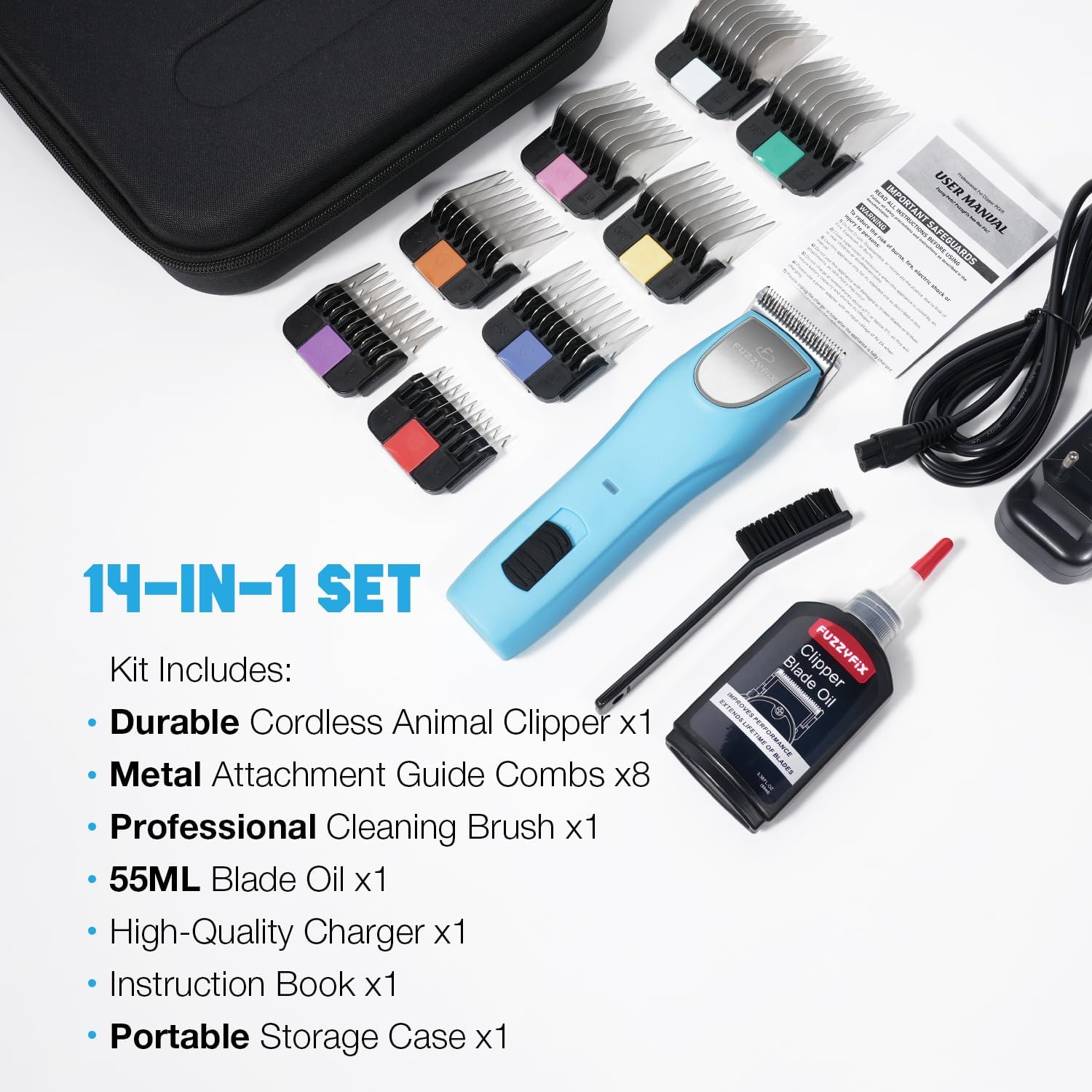 Thumbnail 6 de FuzzyFix Tosatrice per Cani Professionale con motore brushless e 2 velocità