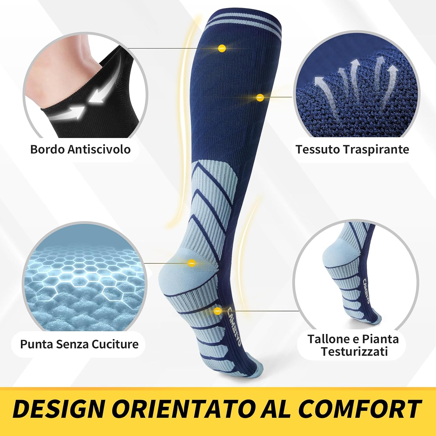Thumbnail 1 de CAMBIVO calze compressione graduata 20-30 mmHg