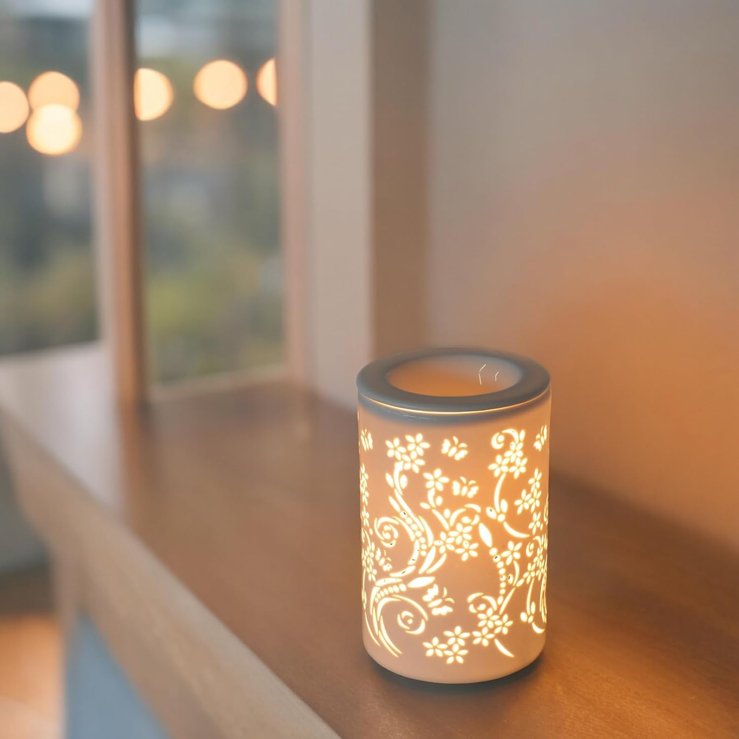 Detalle 2 de ZEN ARÔME Calorya CD1733 – ceramiczny dyfuzor zapachów z funkcją lampki