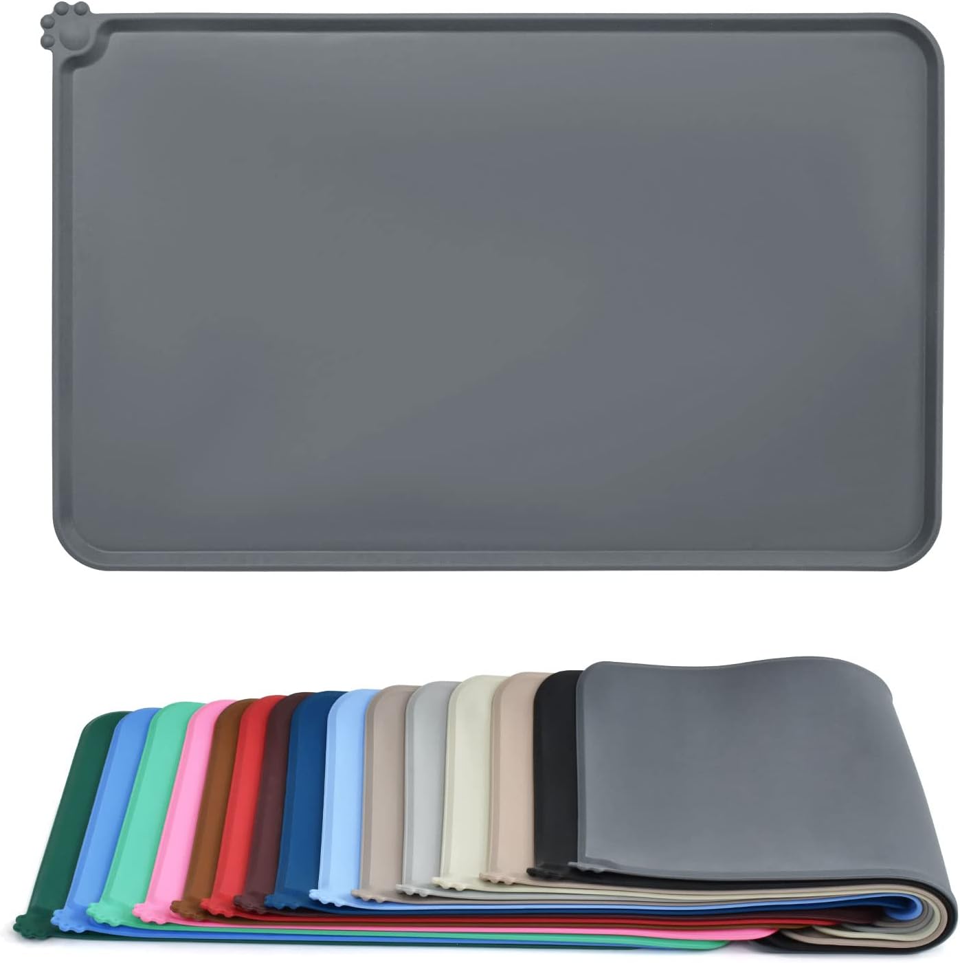 Detalle de AUDWUD Anti slip pet feeding mat 87 x 58cm