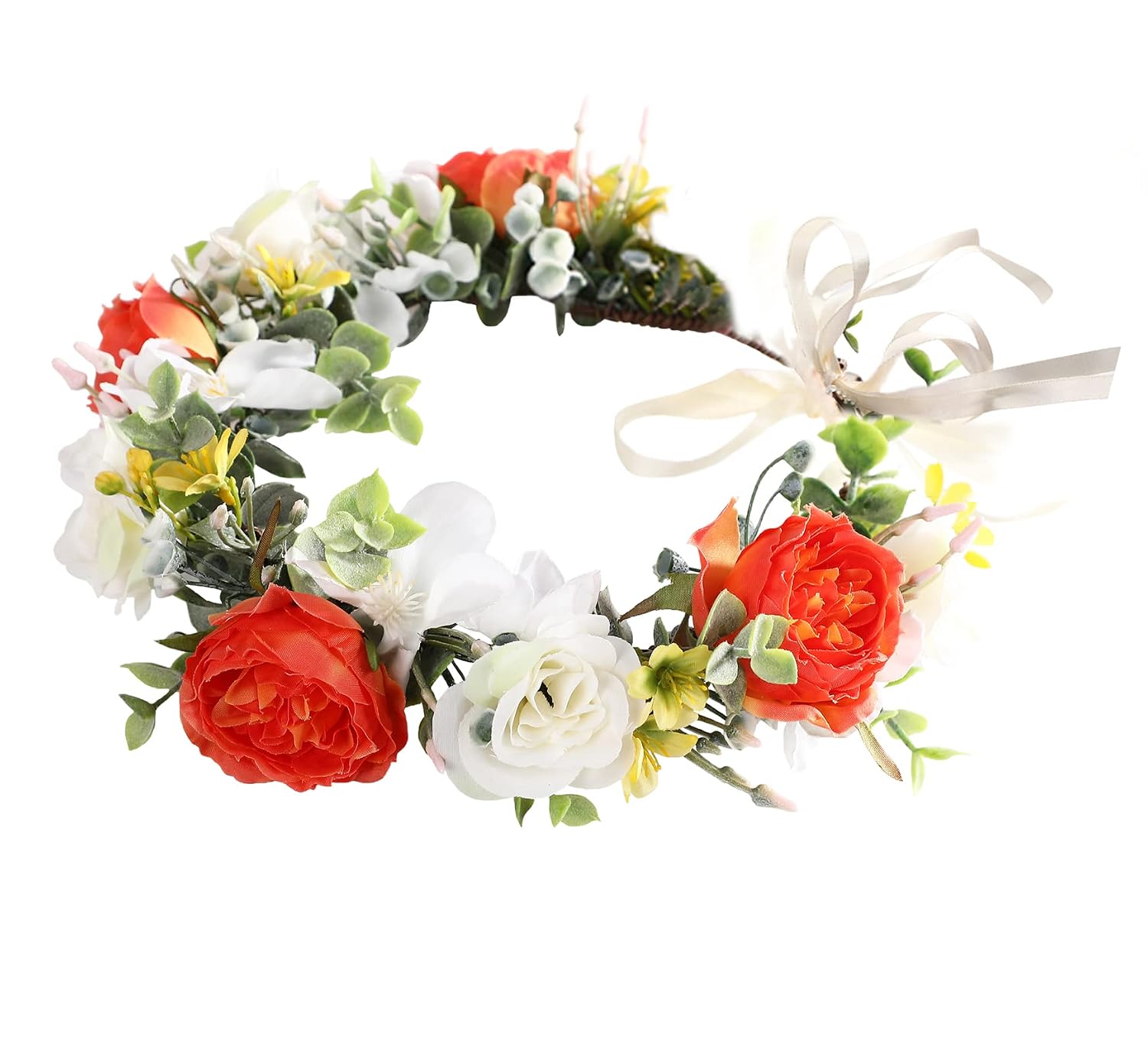 Detalle 2 de LLinfflr Floral Crown Headband