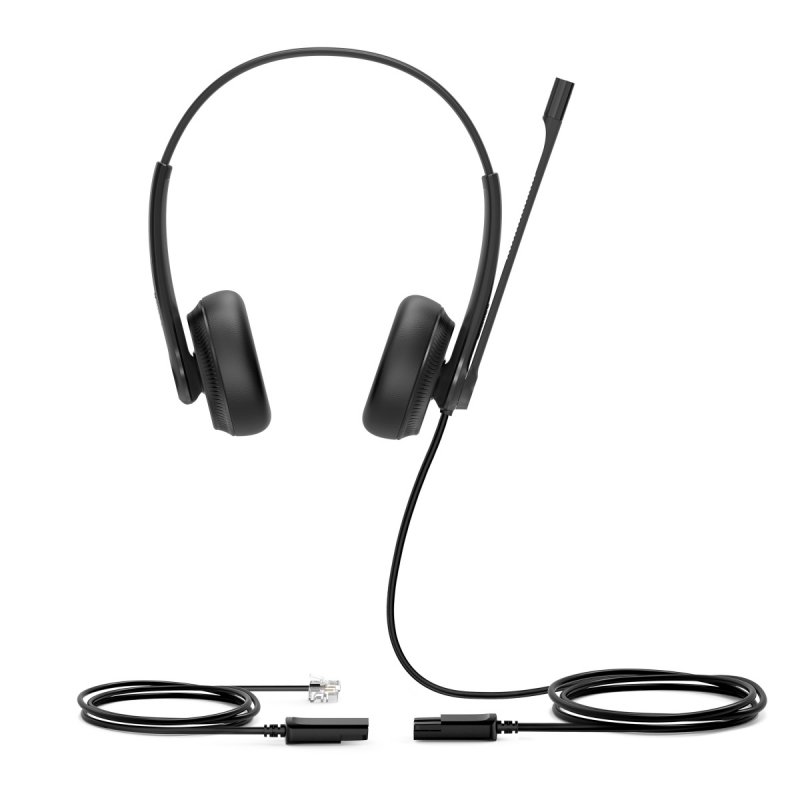 Detalle 1 de Yealink YHS34 Dual: Auricular para teléfono IP con conexión plug‑and‑play y comodidad para todo el día