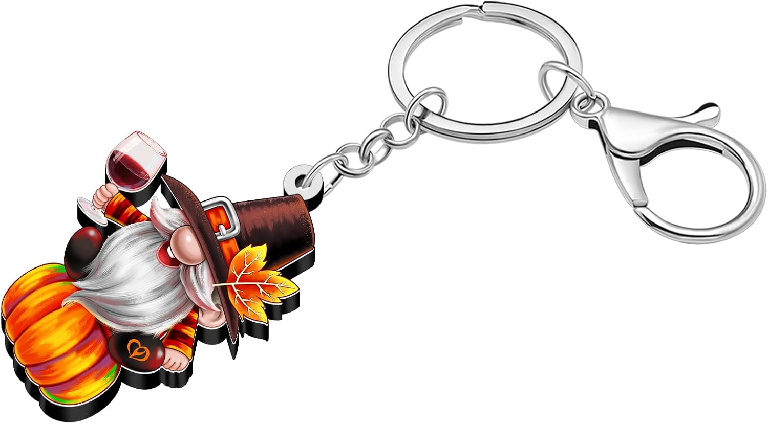Thumbnail 3 de DUOWEI Porte-clés en acrylique nains Thanksgiving